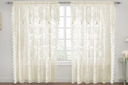 Enhancing Spaces with Elegant Lace Curtains Ideal for Residential and Official Use